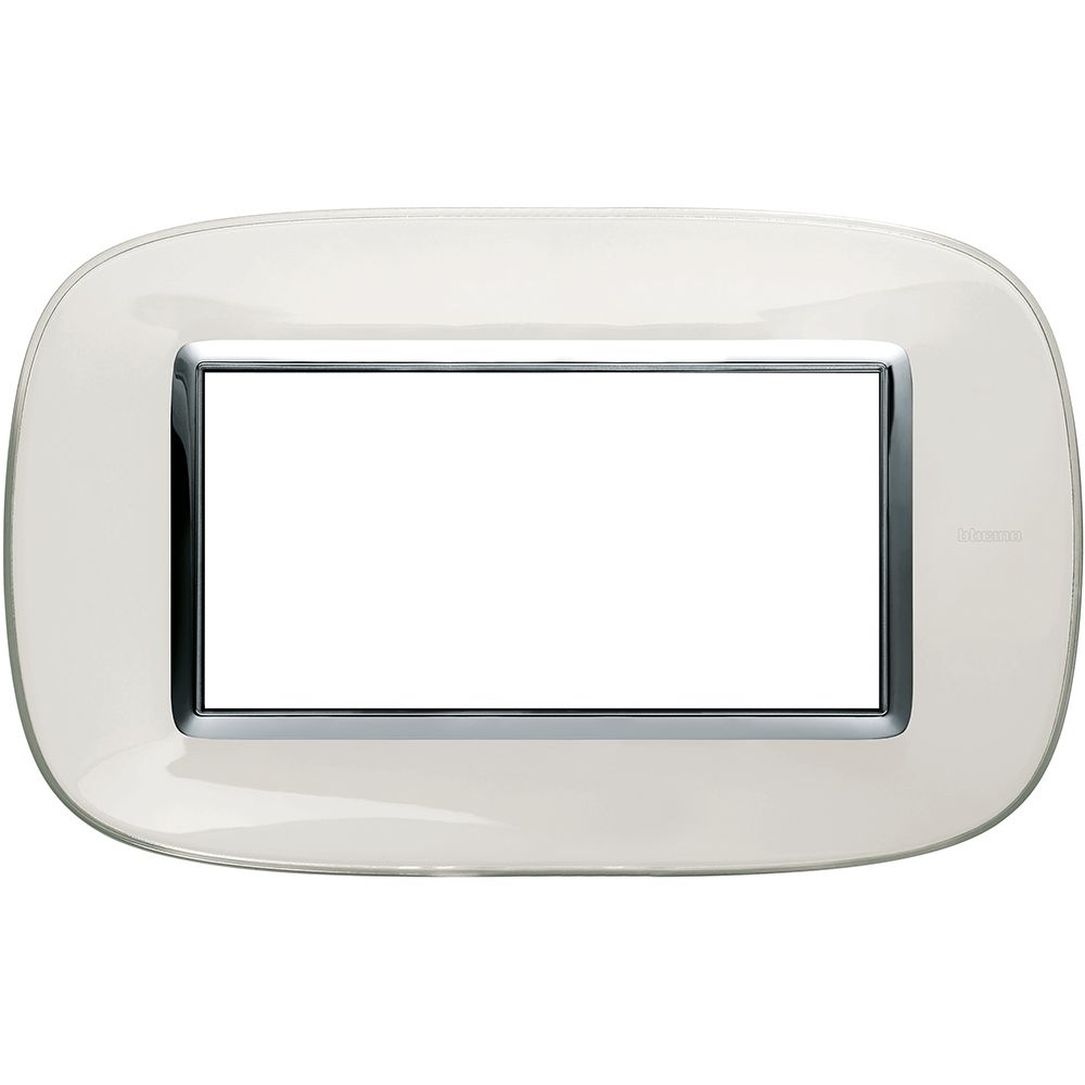 Placca Ellittica Axolute 4 Moduli BTICINO HB4804DB Fuori Produzione