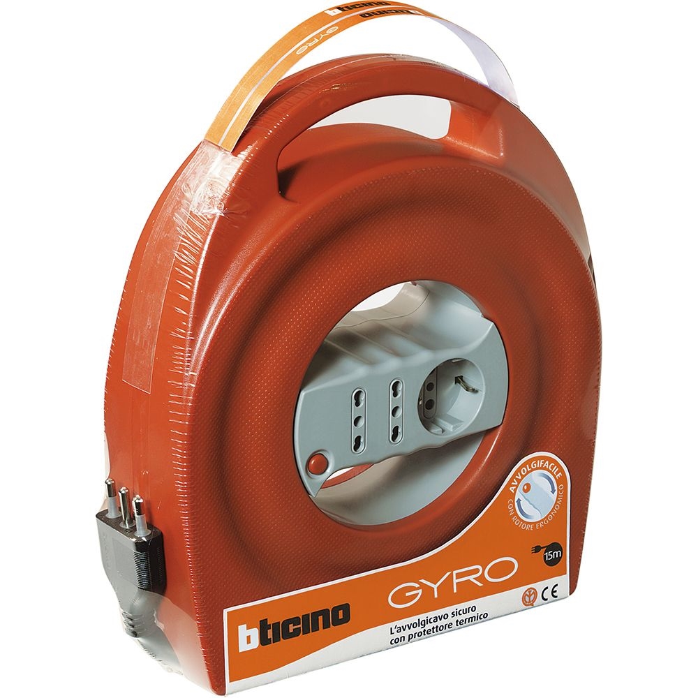 Avvolgicavo Gyro Con Cavo 8M BTICINO S2727