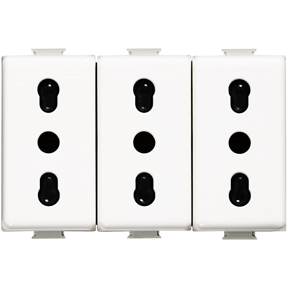 Presa Triplex Bipasso 2P+T 10/16A BTICINO AM5180/3