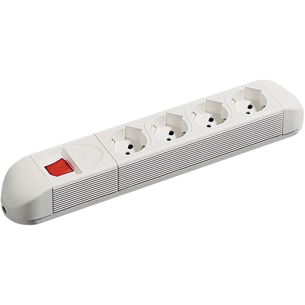 Multipresa Poker - 4 Prese 2P+T 16A BTICINO 3674D/B