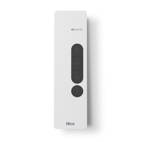 Telecomando Radiocomando Trasmettitore Bidirezionale Portatile Monocanale Bianco NICE DOMI' P1 DOMIP1