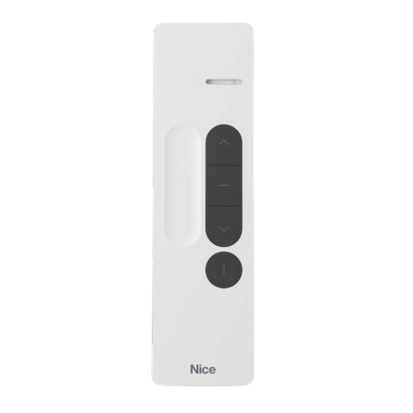 Telecomando Radiocomando Trasmettitore NICE DOMI' P1 SV DOMIP1SV P1S Bidirezionale Portatile Monocanale Bianco