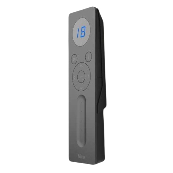 Telecomando Radiocomando Trasmettitore Bidirezionale Portatile 18 Canali Nero NICE DOMI' P18V DOMIP18VB