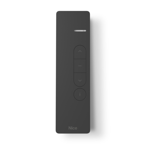 Telecomando Radiocomando Trasmettitore Bidirezionale Portatile Monocanale Nero NICE DOMI' P1 DOMIP1B