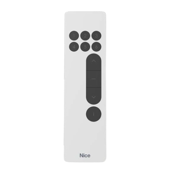 Telecomando Radiocomando Trasmettitore Bidirezionale Portatile 6 Canali Bianco NICE DOMI' P6 DOMIP6