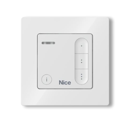 Telecomando Radiocomando Trasmettitore Bidirezionale Da Parete Tre Canali Bianco NICE DOMI' W3C DOMIW3C