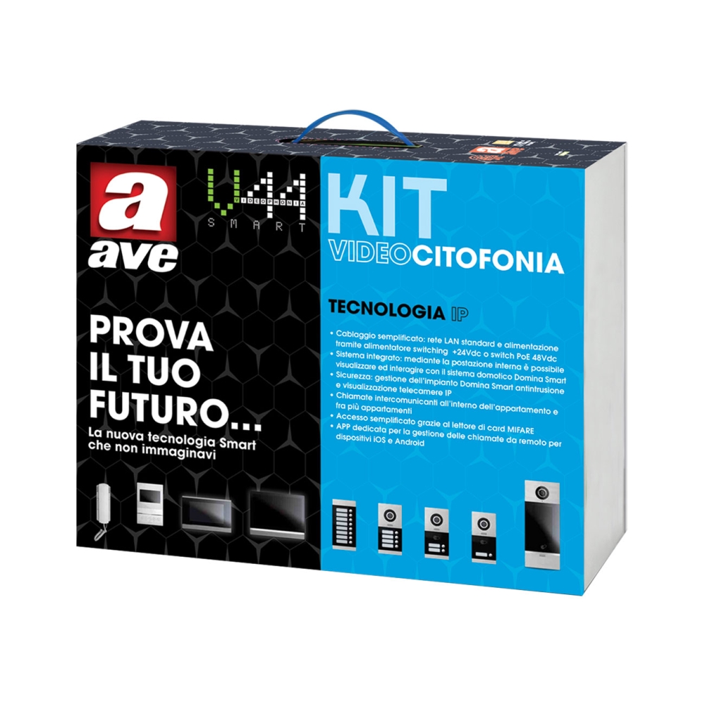 Kit Monofamiliare Con Monitor Touch Screen Ts-Smart7Als AVE KV02-1SMT7ALS