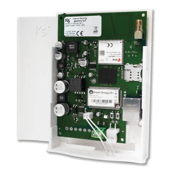 Comunicatore Remotizzabile 4G/Lte E Ip Gemino Iot KSENIA KSI4104000.310 Allarme Antifurto Antintrusione