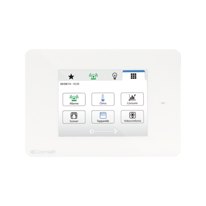 Mini Touch 3,5" Supervisore Simplehome Bianco COMELIT 20034607W