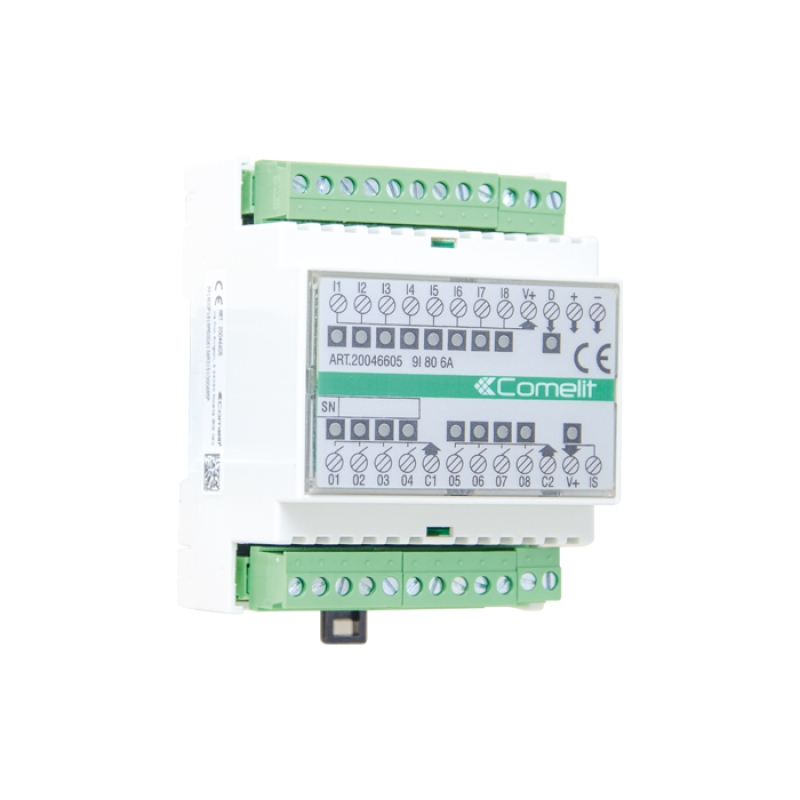 Modulo Simplehome 9 In/8 Out (6A) Su Din COMELIT 20046605