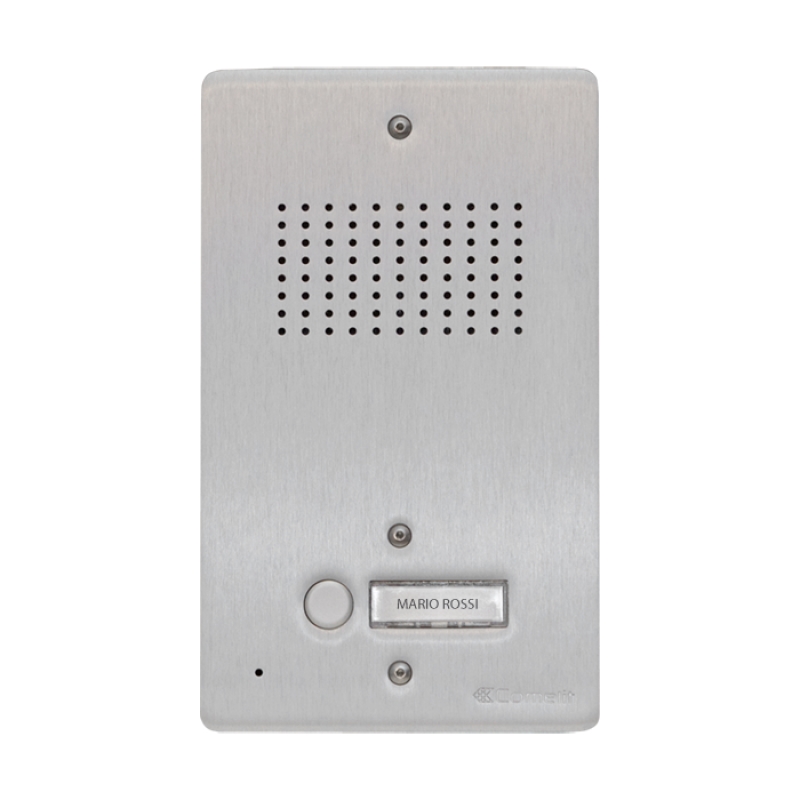 Pulsantiera Audio In Alluminio, 8 Puls, Gruppi Ikall COMELIT 3008NA