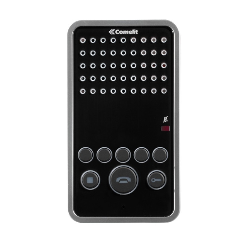 Citofono Vivavoce Easycom Nero Vip COMELIT 6203B