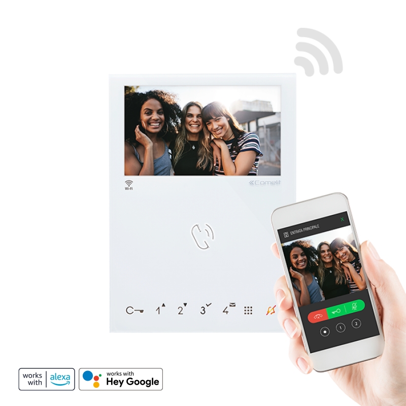 Videocitofono Mini Vivavoce Wi-Fi. Sb2 COMELIT 6741W