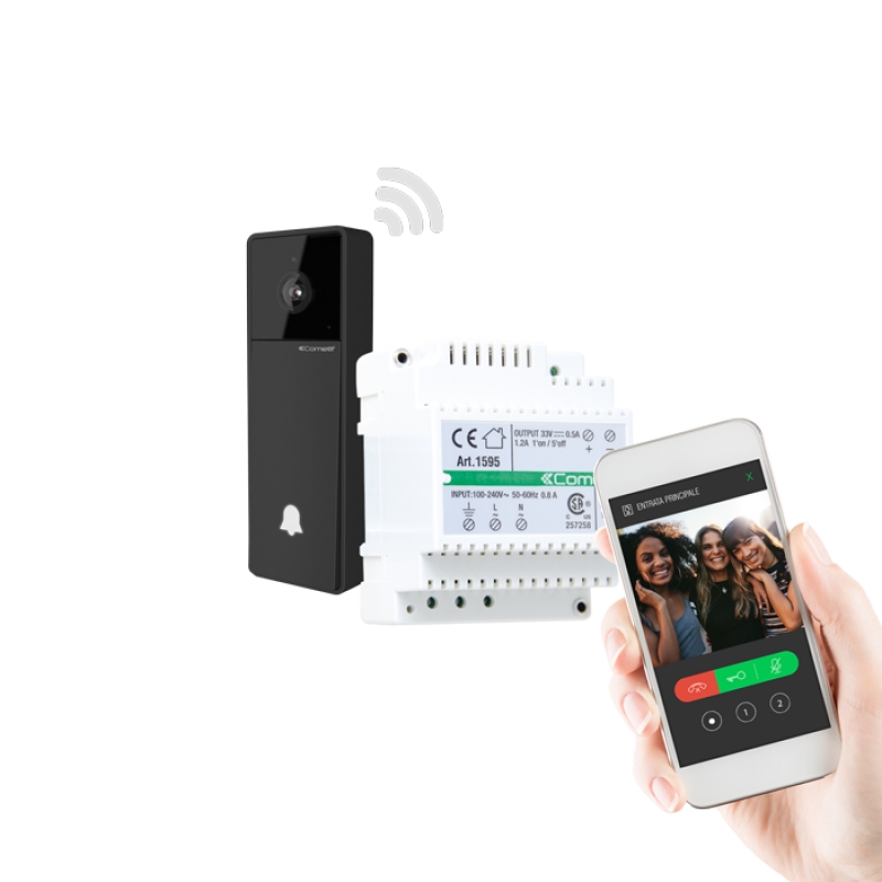 Kit Visto Vip Wi-Fi Con Alimentatore COMELIT KVV8111