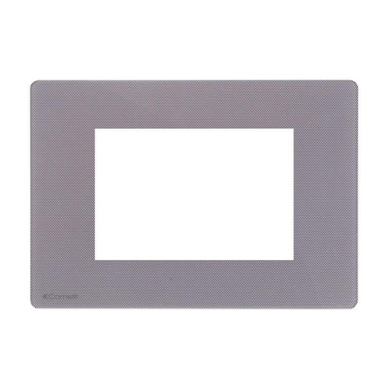 Placca Grafite One Comp Bticino Living Light 3 Moduli COMELIT ONE/PG/BL3