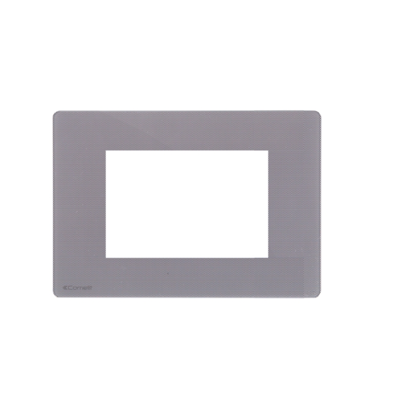 Placca Grafite One Bticino Living Light 4 Moduli COMELIT ONE/PG/BL4