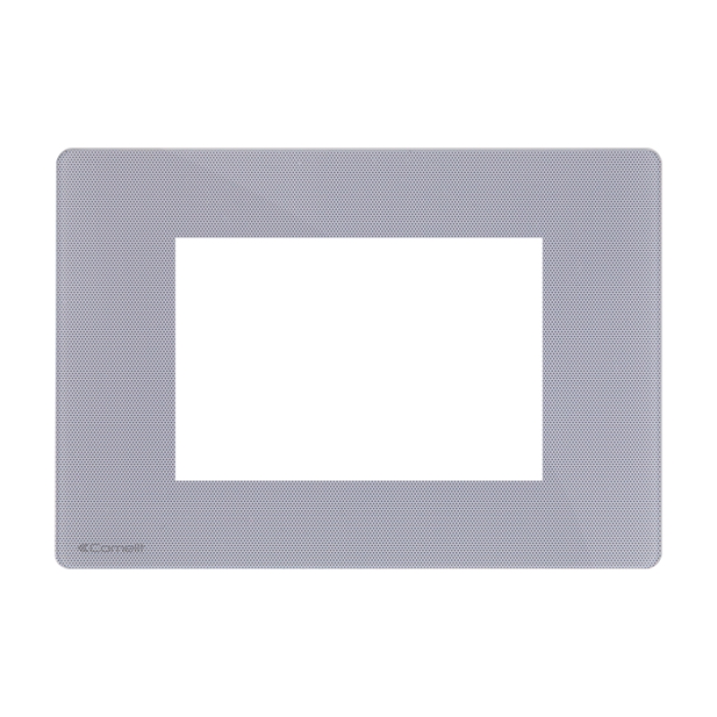 Placca Grigio Perla One Comp Vimar Eikon 3 Moduli COMELIT ONE/PP/VE3