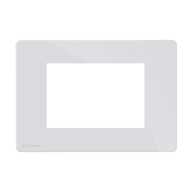 Placca All White One Comp Vimar Eikon 3 Moduli COMELIT ONE/PW/VE3