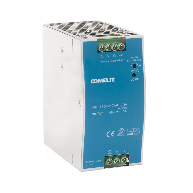 Alimentatore 48Vdc/5A Barra Din COMELIT PS4850A