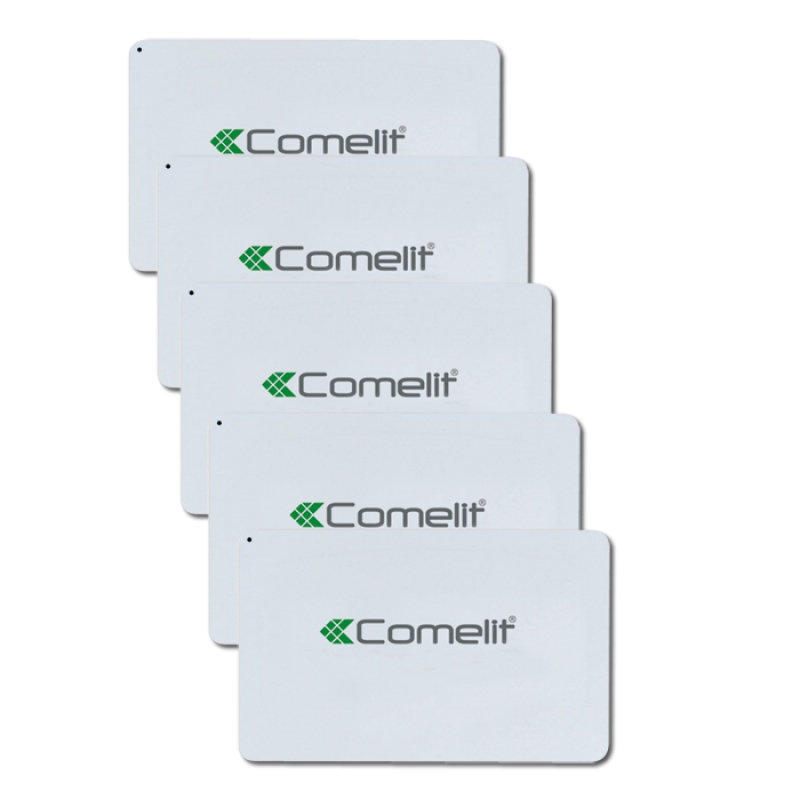 Cinque Carte Trasferimento-Formato Carta Di Credito COMELIT SK9553