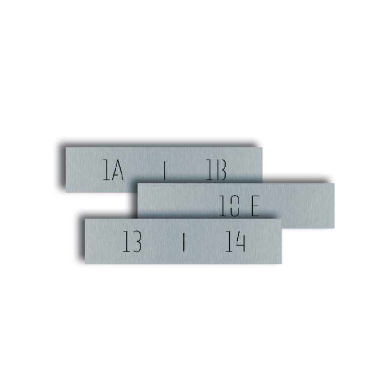 Pulsante Doppio Full Metal Piano4 A-B Ultra COMELIT UT9212FM/4PAB