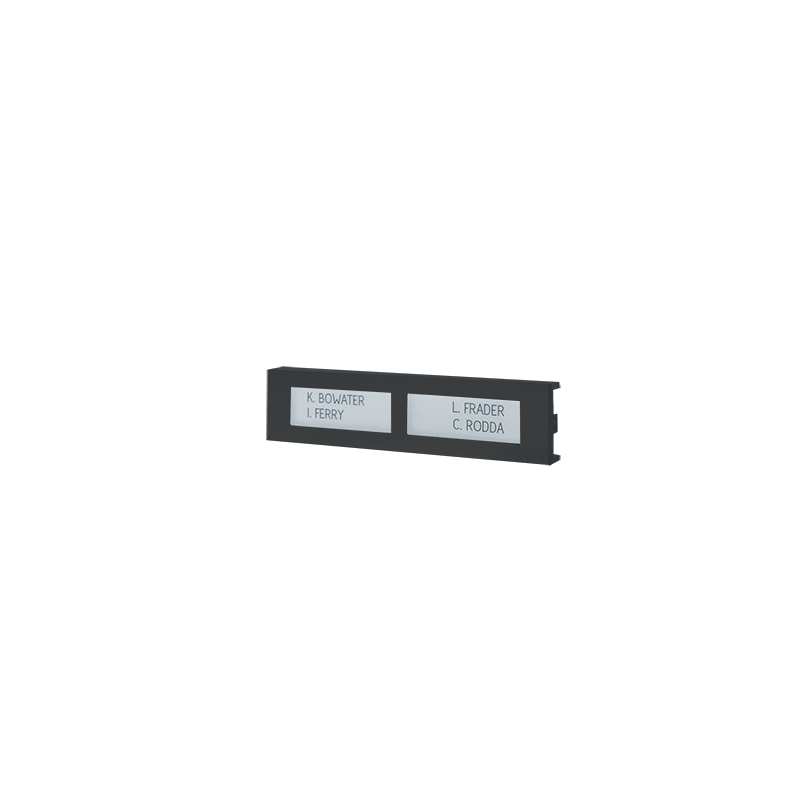 Pulsante Doppio Metal Ultra Black COMELIT UT9212MB