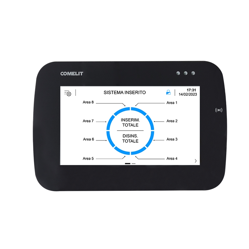 Tastiera 5" Touch Nera Per Vedo Con Rfid COMELIT VEDO5TPR
