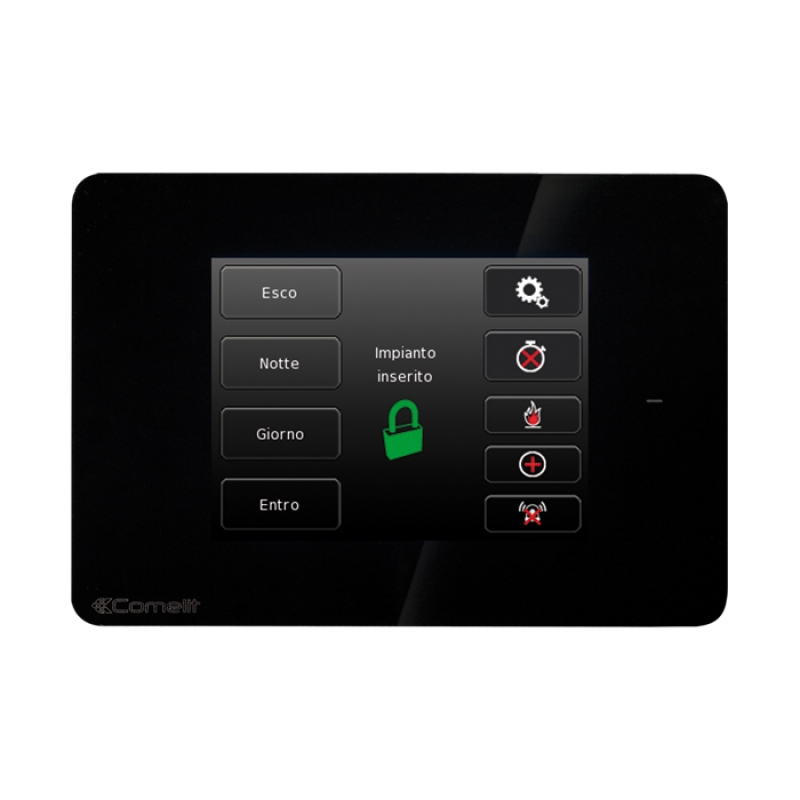 Tas. Safetouch Nera Con Rfid X Cent. Vedo COMELIT VEDOTOUCH