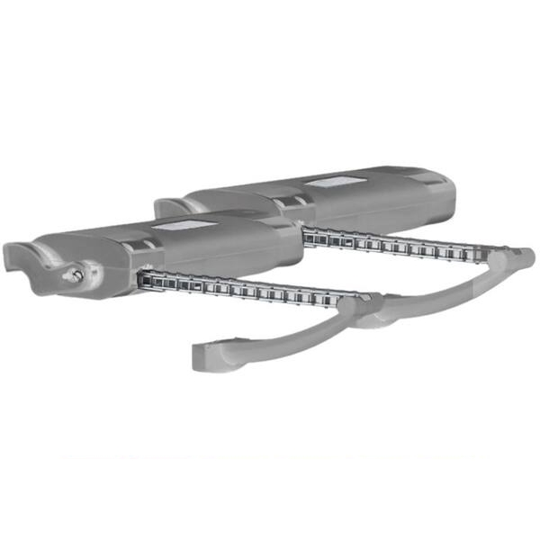 Kit Installazione 2 Attuatori C=380 Grigio COMUNELLO SMART TWIN 230V MKSMART20H0G01