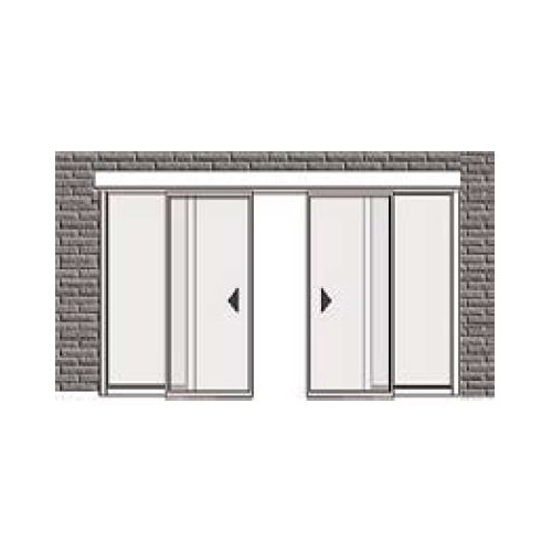 2 Ante Fisse - 2 Ante Scorrevoli Luce Ams 3010 x 2400 APRIMATIC 49520/133