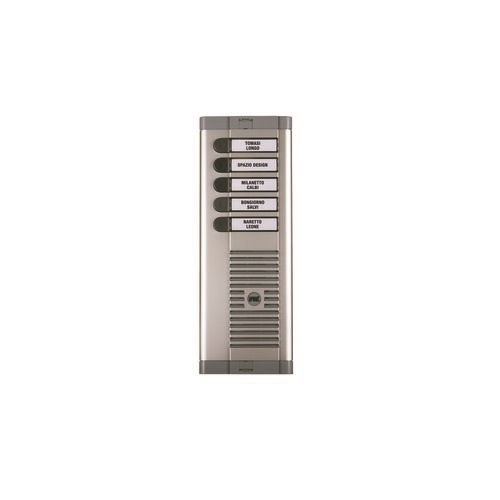 Frontale 5 Pulsanti Su 1 Fila, Predisposto Per Posto Esterno, Pulsantiera 925 URMET 925/105