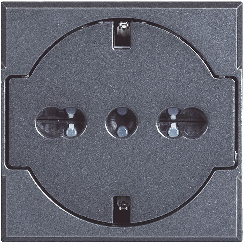 Presa Bipasso Flat Standard Tedesco E Italiano 2P+T 10/16 A BTICINO HS4140/16F