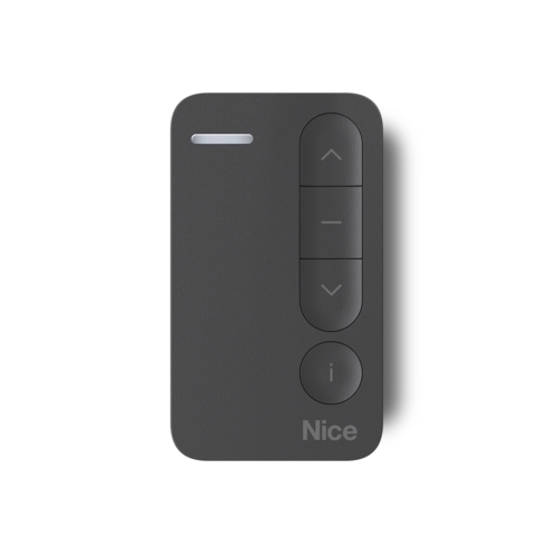 Telecomando Radiocomando Trasmettitore Mini Bidirezionale Portatile Nero NICE MINIDOMI' 1 MINIDOMI1B