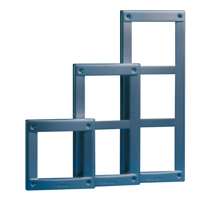 Telaio Serie Vandalcom. Colore Grigio Scuro COMELIT 3161/3