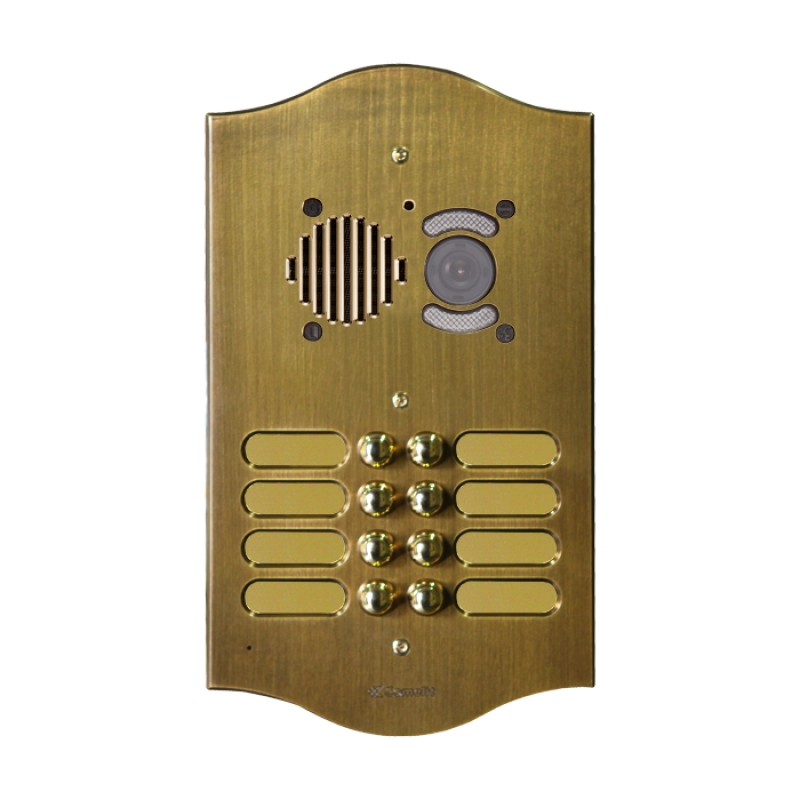 Puls. A/V Bronzata Serie Roma Per Gruppo Ikall 28 Bp COMELIT 3228/4/RI/B