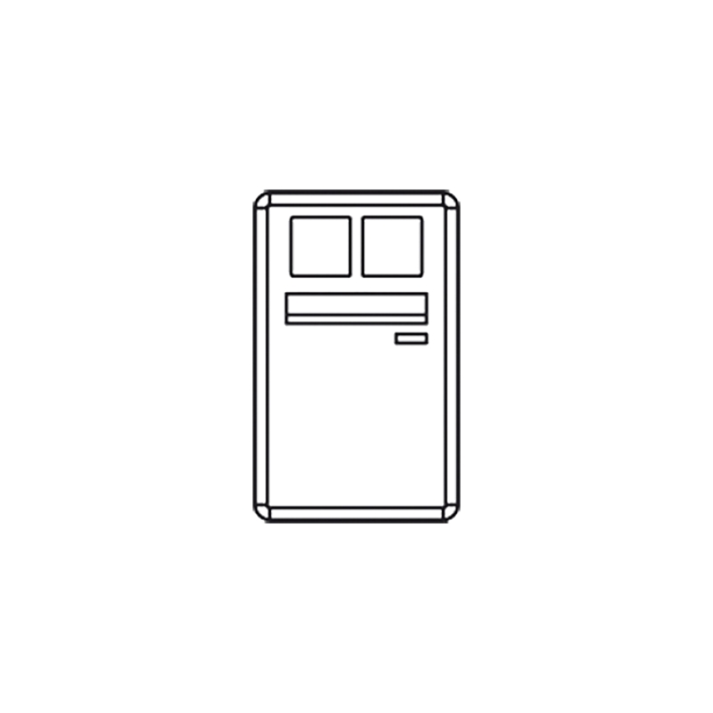 Casellario Postcom Pw, 1 Cas.Post.Vert, Prel.Poste., Esterna COMELIT 3251/VPE/PW