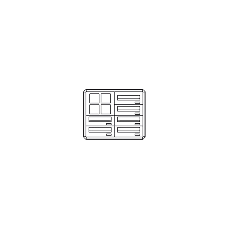 Casellario Postcom Pw, 6 Cas.Post. Oriz, Prel.Ante., Incasso COMELIT 3256/OAI/PW