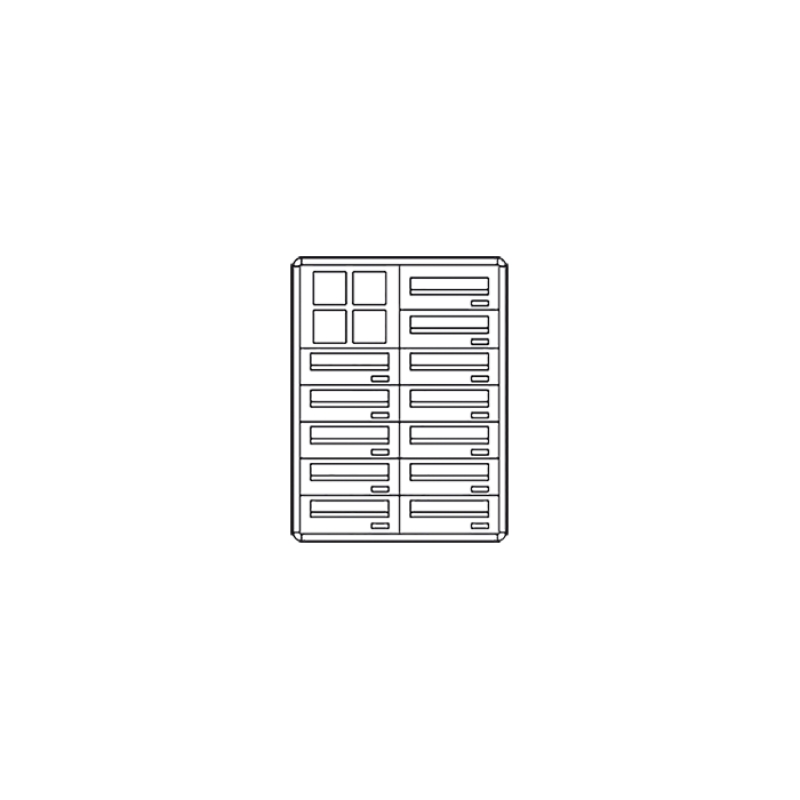 Casellario Postcom Pw, 12 Cas.Post.Incli, Prel.Post., Incas. COMELIT 3262/IPI/PW