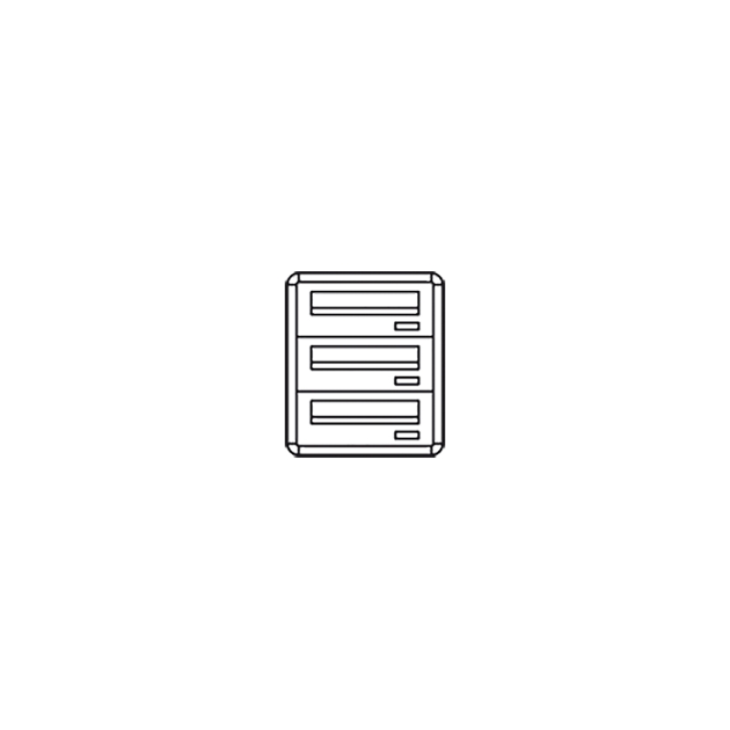 Casellario Postcom, 3 Cas.Post. Incli, Prel.Poste., Incasso COMELIT 3273/IPI