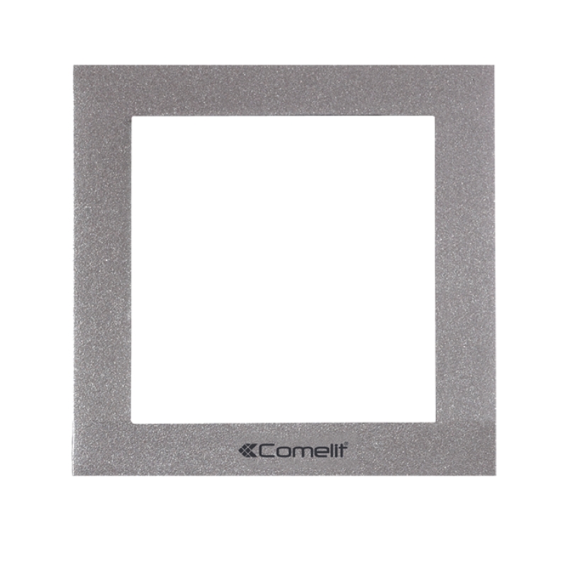 Telaio 1 Modulo Serie Ikall, Cornice Silver COMELIT 3311/1S