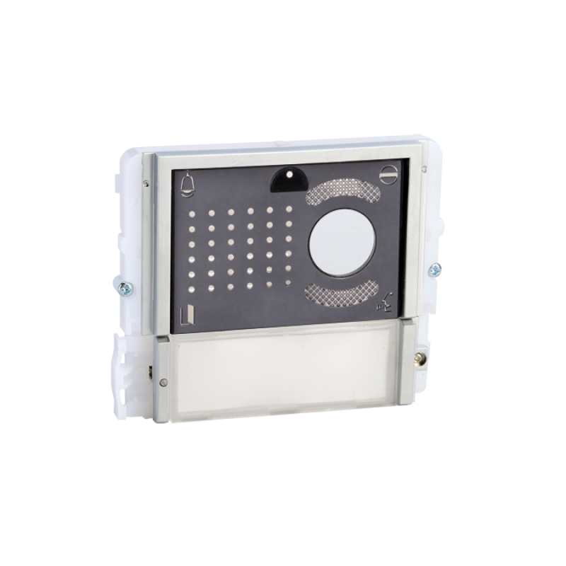 Mod.1 Pulsante Unità A/V Ikall-Masch. Metal COMELIT 33411A