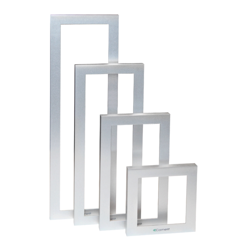 Telaio 4 Mod. Cornice Alluminio Anodizzato COMELIT 3311/4AL