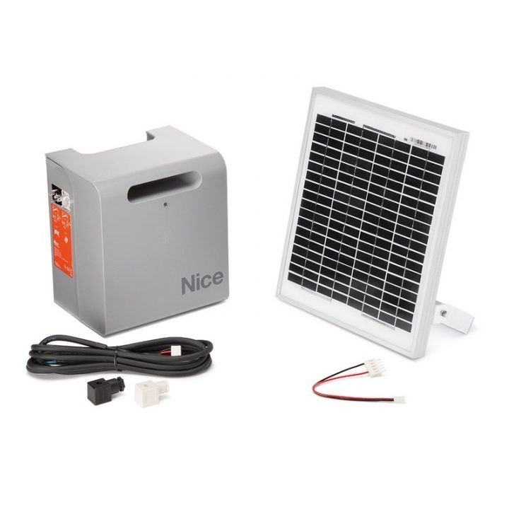Kit Di Alimentazione Solare Per Motorizzare Un Cancello NICE SOLEKIT