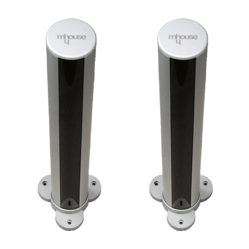 2 Colonne H 485 Mm + Coppia Fotocellule Premontate MHOUSE PT50 Fuori Produzione