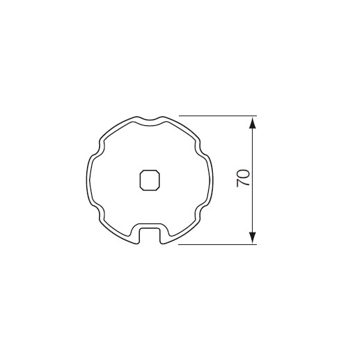 Adattatore Ogiva 70 Mm Corona + Ruota MHOUSE AR5 Fuori Produzione