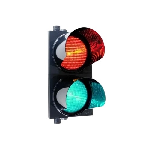 Semaforo Stradale a 2 Luci 12v 24v Lente 300 Mm SMOL2L300