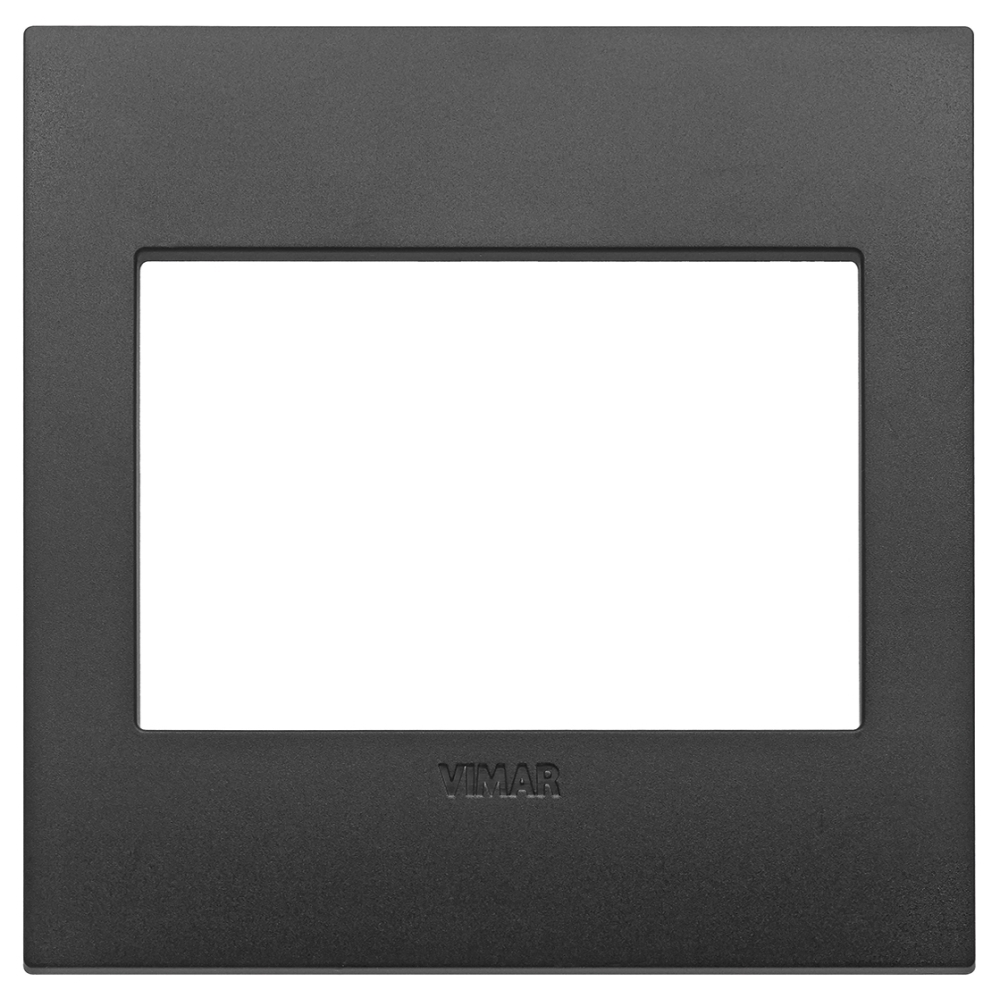 Placca Classic 3M Bs Nero VIMAR 19648.71