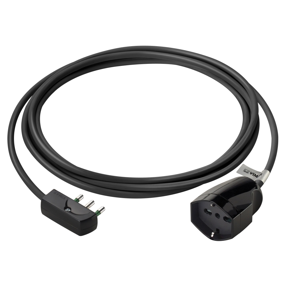 Prolunga 3M 3G1 Spa17 Universale Nero VIMAR 0P32381