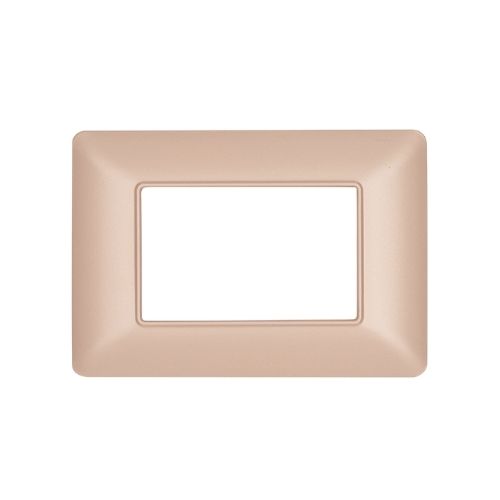 Placca Tecnopolimero T3-Joy 3P Oro MAPAM M8003-08 Compatibile Bticino Matix