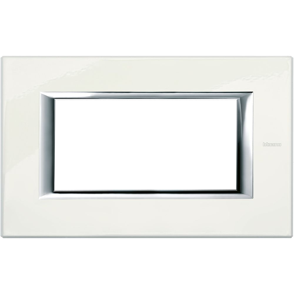 Placca Rettangolare Axolute 4 Moduli BTICINO HA4804BG